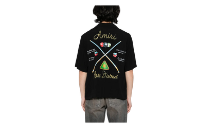 Pool Cue Bowling Shirt "Black" AMSTCA1078 001