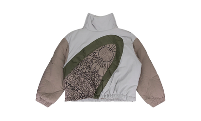 Diagonal Glass Puffer Jacket "Multicolor" 1300920030AW23 MULT