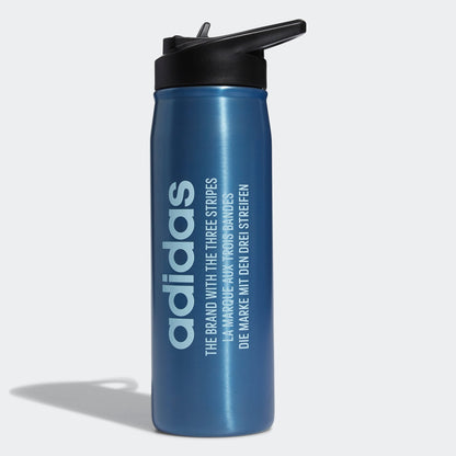 Steel Straw Metal Bottle 600 ML