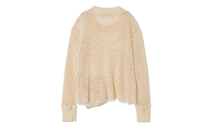 PATCH POCKET SWEATER "Ivory" UC1D4901 IVY