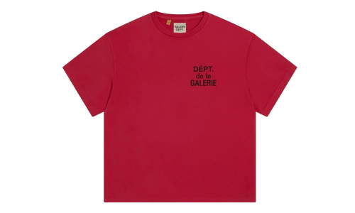 French T-Shirt "Red / Black" GD043