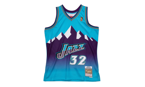 NBA Karl Malone Reload Swingman Jersey "1996 Utah Jazz - Blue" SMJYCP19271 UJABLUE96KMA