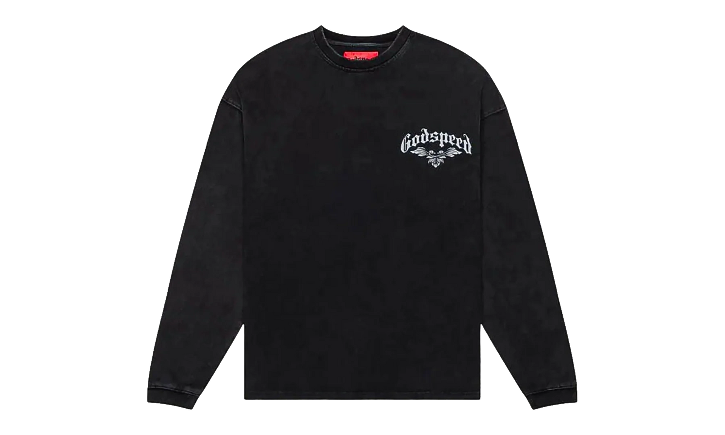 GRAIL LONG SLEEVES SWEATSHIRT "BLACK" GS125