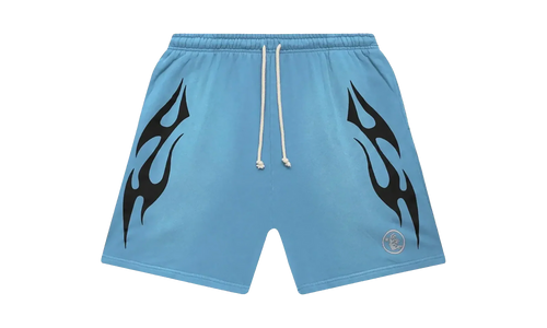 Flame Shorts "Baby Blue / Black" HSR092