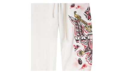 FLAG SWEATPANTS "White" VAL125
