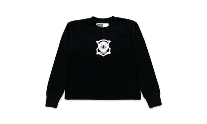 Waffle Knit Top "Black" SP5der261
