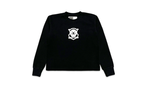 Waffle Knit Top "Black" SP5der261