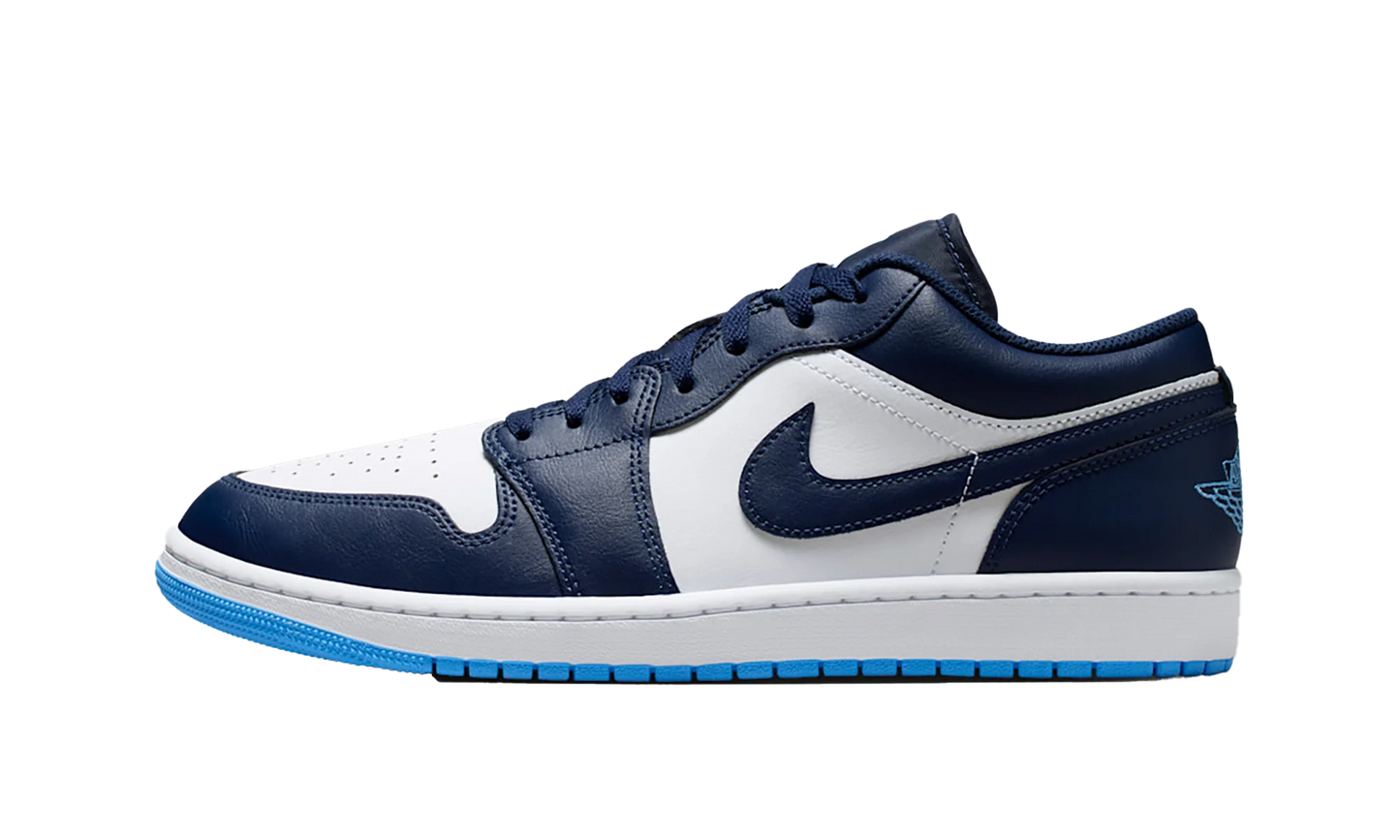 Air Jordan 1 Low "Midnight Navy / University Blue" 553558 404