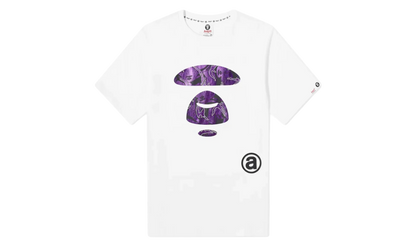 Aape Foil Moonface T-Shirt "White / Purple" CA5CEA57