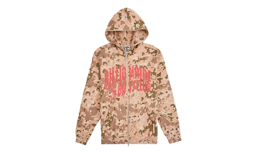 Camo Zip-Up Hoodie "Doeskin" 861 2300 DOE