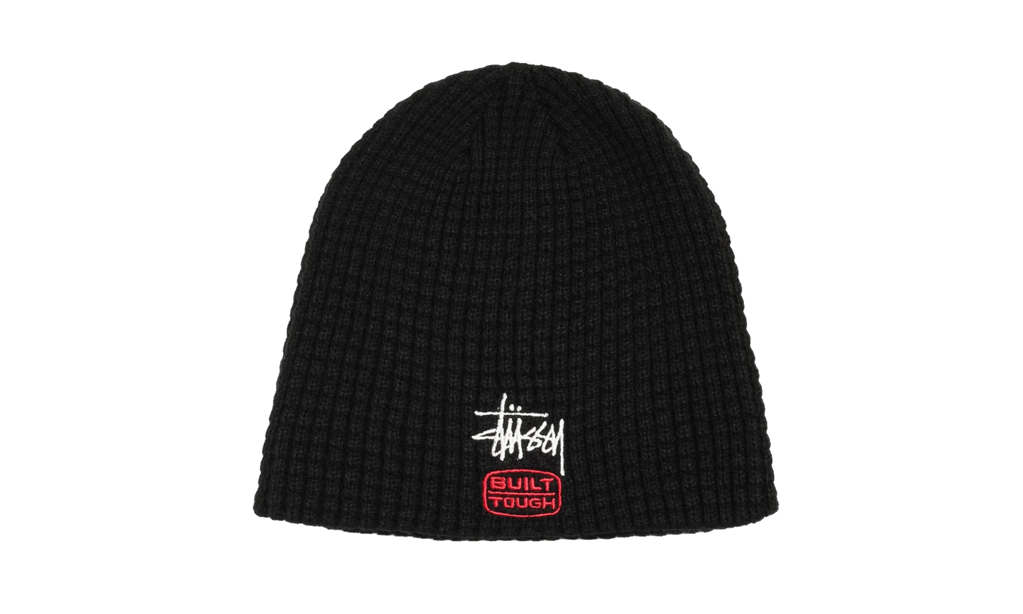 WAFFLE BUILT TOUGH SKULLCAP "Black" STUS341