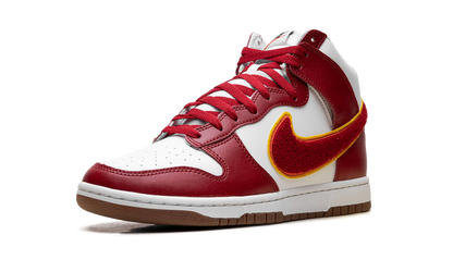 Dunk High "Chenille Swoosh White Gym Red" DR8805 101
