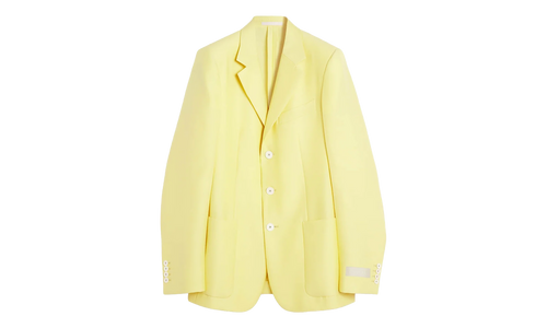 SILK WOOL SINGLE-BREASTED JACKET "YELLOW" RM JA0008 4496 E23 810
