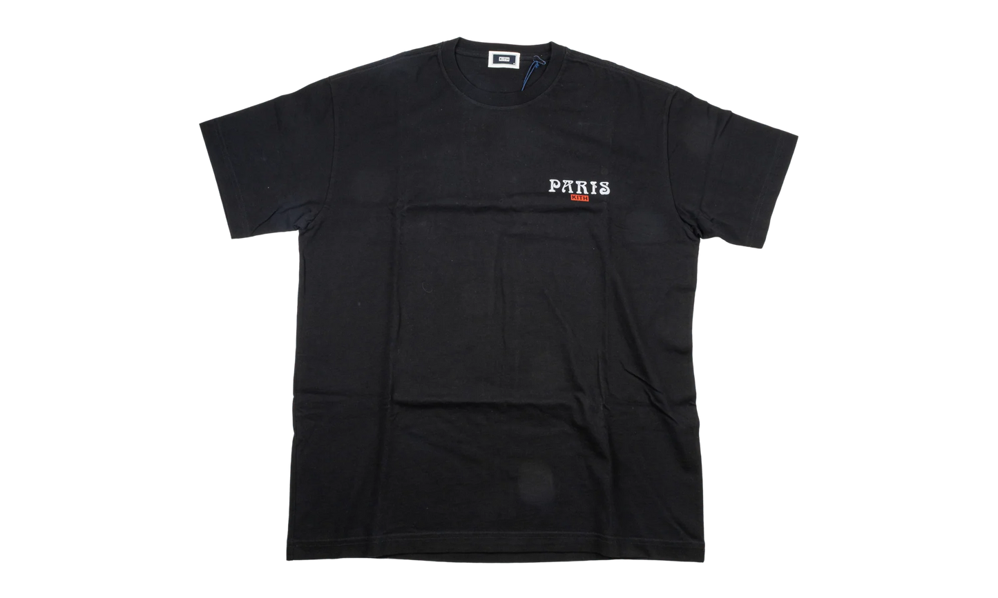 Paris Eiffel Cafe Logo Tee "Black" KHM034690 001
