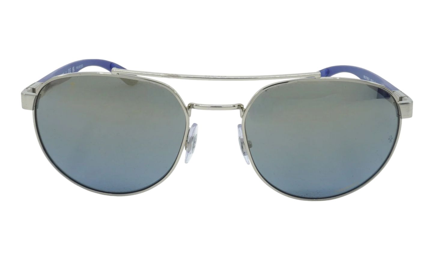 Irregular Polarized Sunglasses "Silver" RB3736CH-003-J0_56