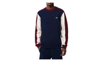 Brushed Fleece Colourblock Sweatshirt "Navy / Zinfandel" SH1299 PIG