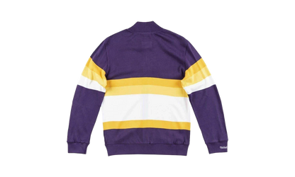 NBA Front Stripe Full Zip Sweater "Los Angeles Lakers - Purple" SWTRAJ18024 LALPURP