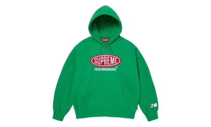 Performance Zip Up Hoodie "SS26 - Green" SU27267
