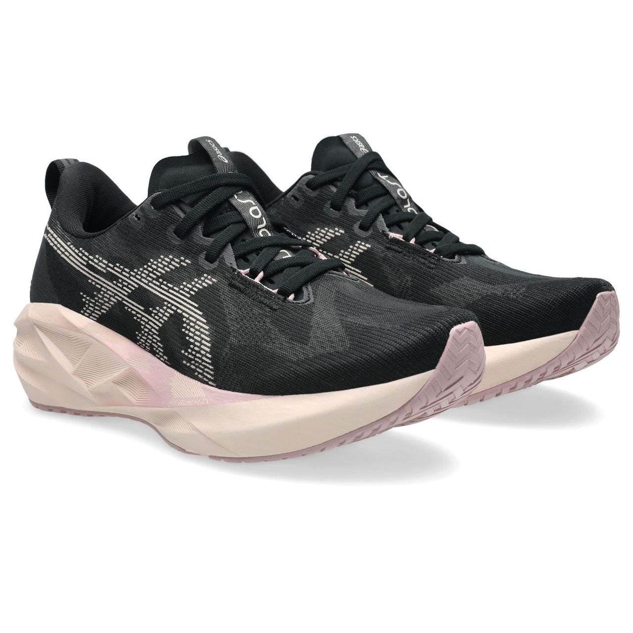 Women's Novablast 5 Running Shoes in Black/Pearl Pink