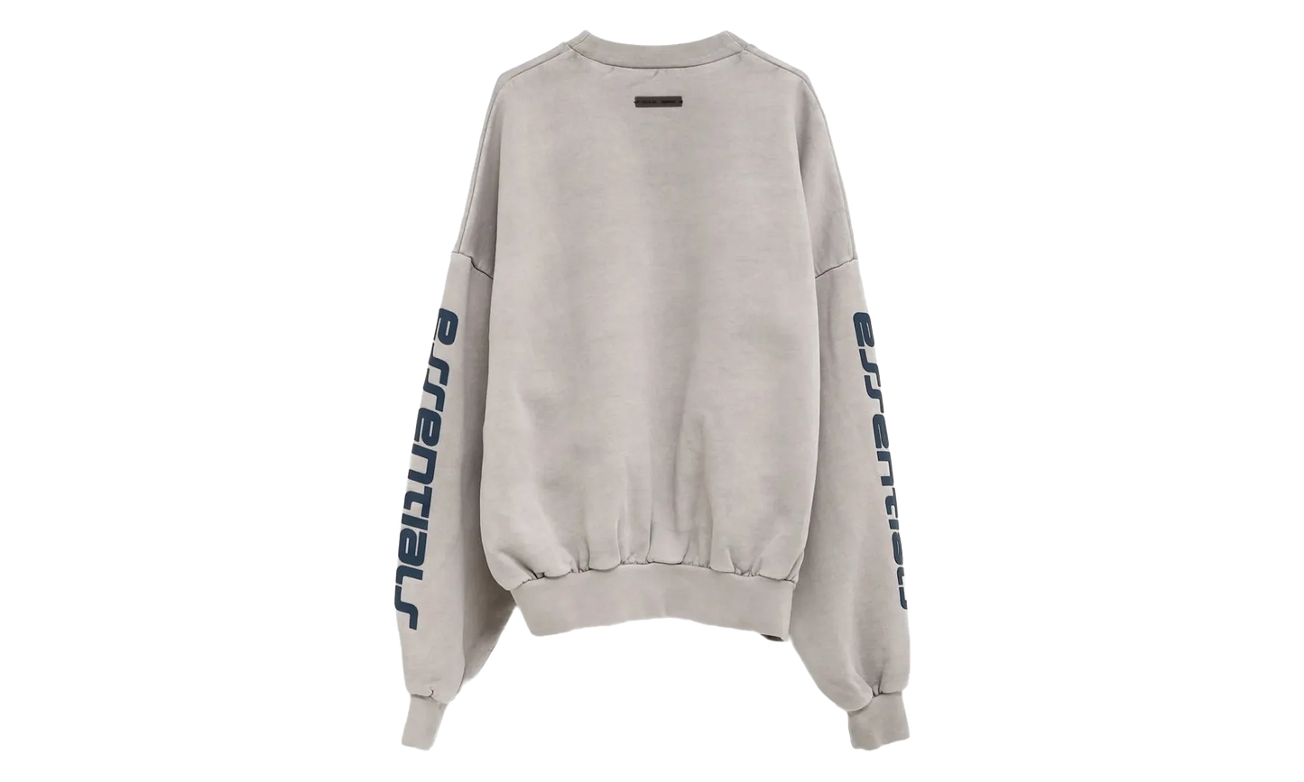 New York Heavy Fleece Cropped Sweatshirt "Smoke Grey" 192HO256891F