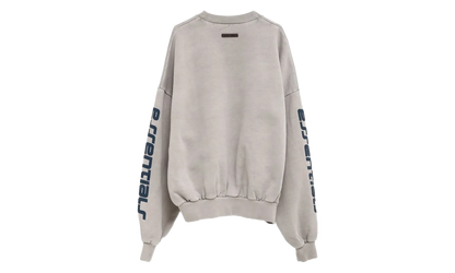 New York Heavy Fleece Cropped Sweatshirt "Smoke Grey" 192HO256891F