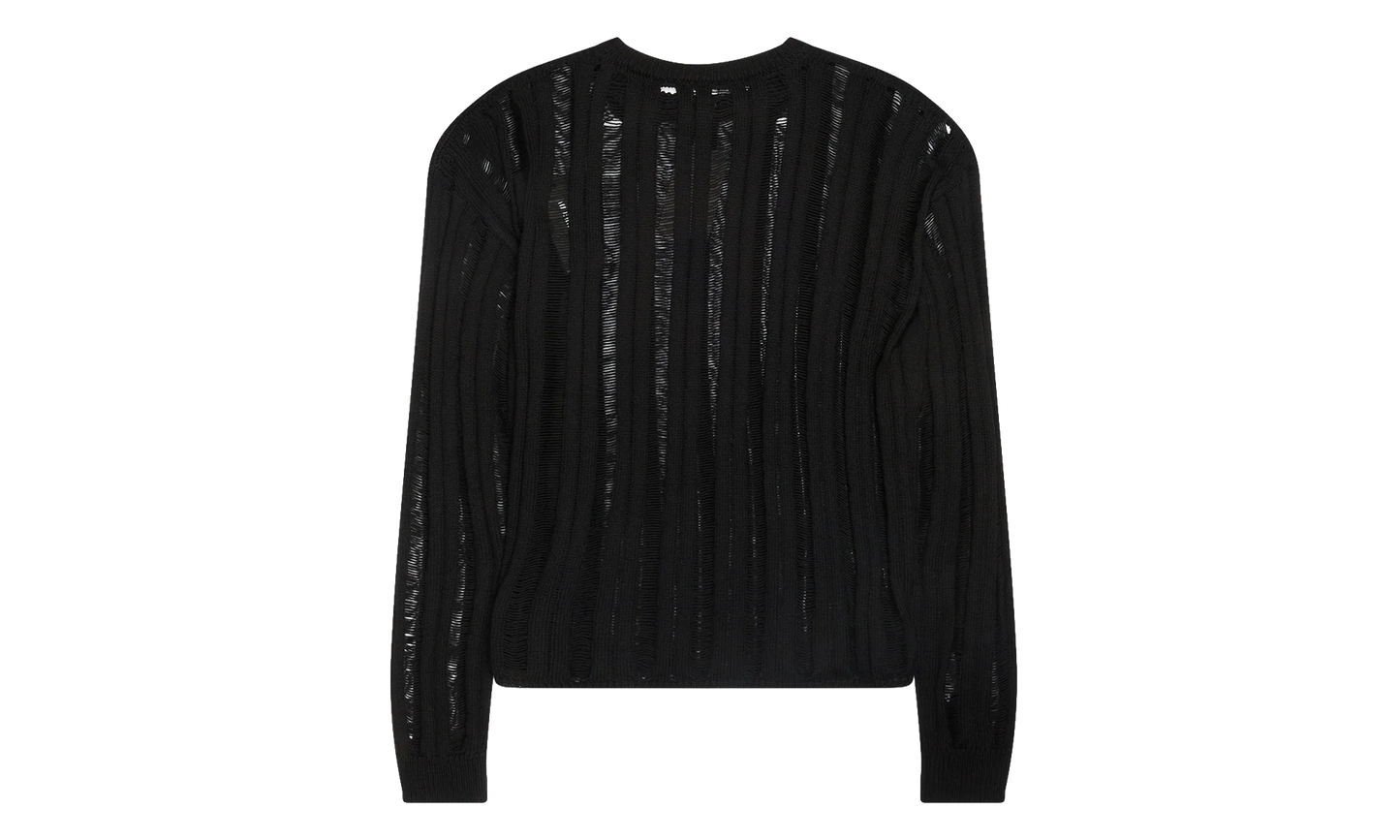 Daniel Ladder Stitch Oversize Sweater "Black" ADR MTPS 0003