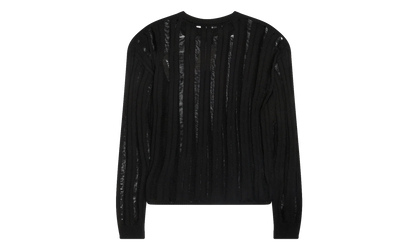 Daniel Ladder Stitch Oversize Sweater "Black" ADR MTPS 0003