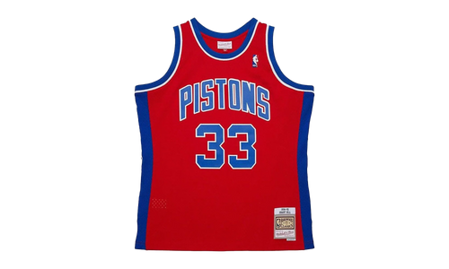 NBA Grant Hill Dark Jersey "1994 Detroit Pistons - Red" JY8722 DPIRED1