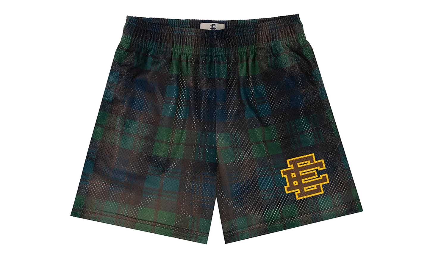 EE BASIC SHORT "SS24 - Mesh-Green/Brown" EE801