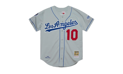 MLB Hideo Nomo Road Jersey "2002 Los Angeles Dodgers – Chrome" AJY15337 LAD02HNOCHRM