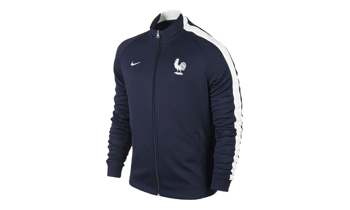 N98 France Authentic Track Jacket "Midnight Navy / White" 589858 410