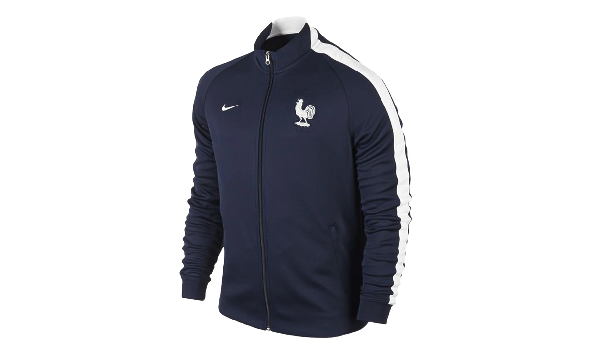 N98 France Authentic Track Jacket "Midnight Navy / White" 589858 410
