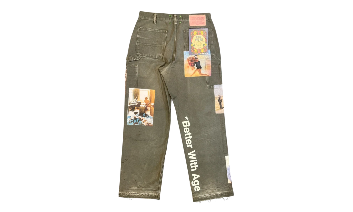 Tabloid Carpenter Trousers "Grey / Multicolor" BWA113