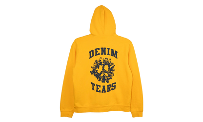 University Logo Zip Up Hooded Sweatshirt "Yellow" DT366