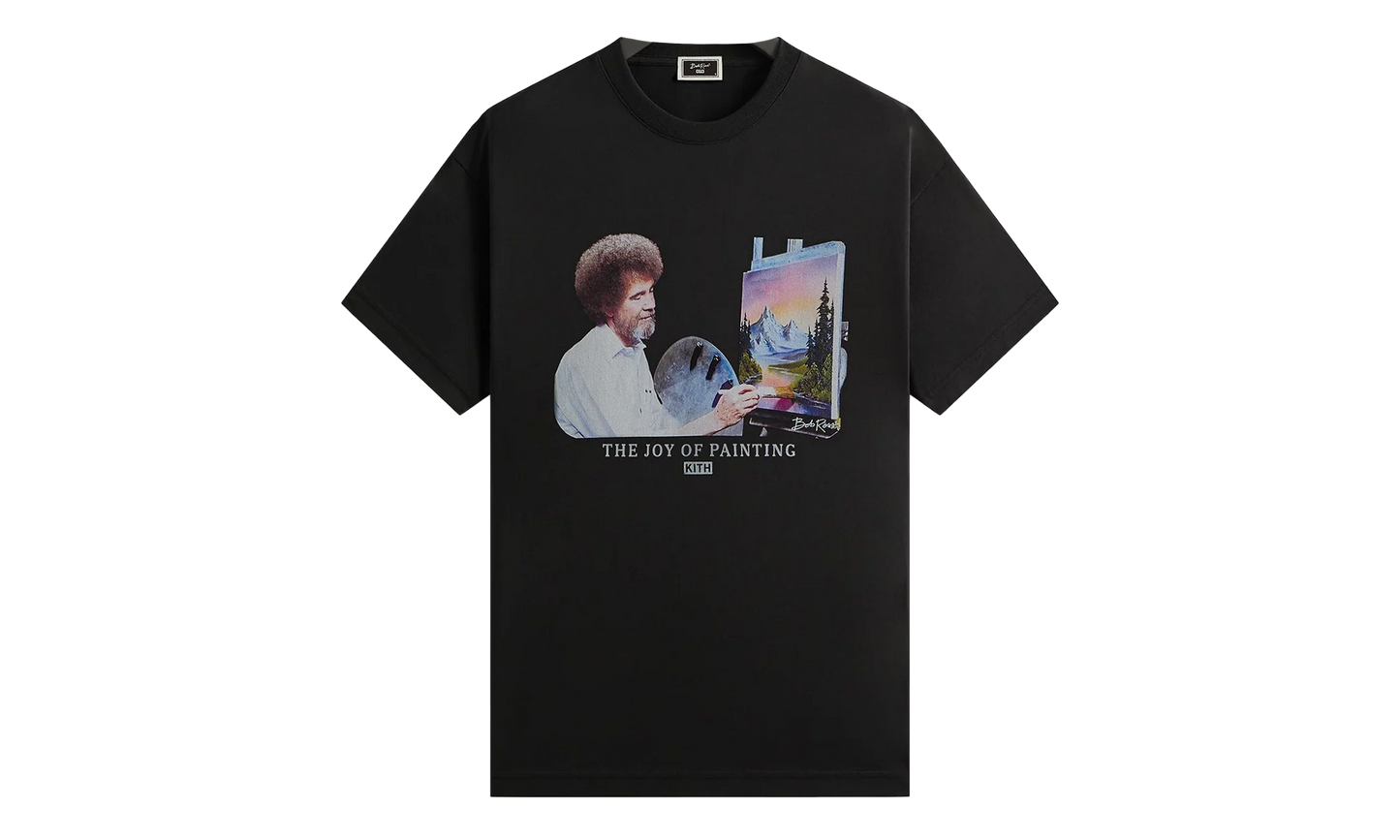 Bob Ross Joy of Painting Portrait Tee "Black" KHM033936 001