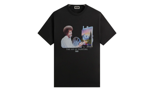 Bob Ross Joy of Painting Portrait Tee "Black" KHM033936 001