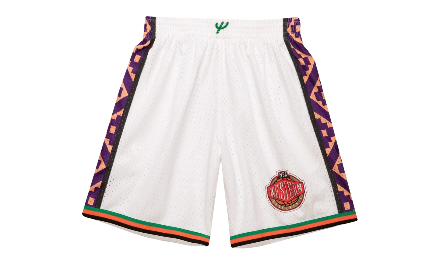 NBA Rhinestone Swingman Shorts "1995 All-Star - White" SMSHBW18019 ASWWHIT95