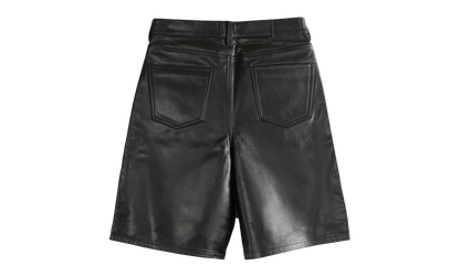 Big Ol Leather Shorts "BLAC BLACK" 112315 BLAC