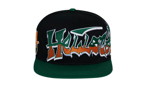 Records Snapback Hat "Green / Black" HSR146