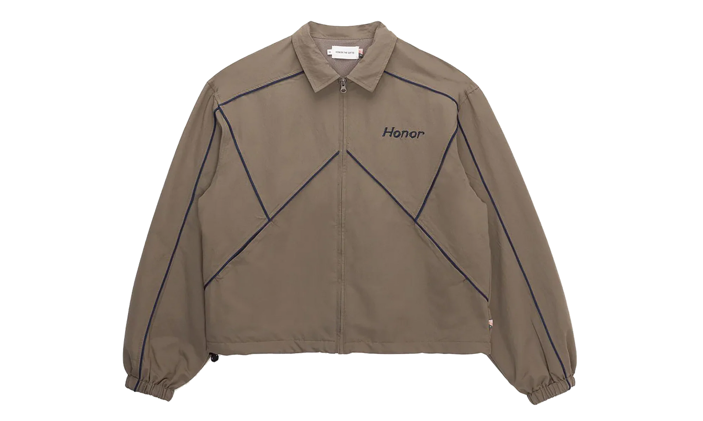 Nylon Growth Track Jacket "Pebble" HTG260167 PBL