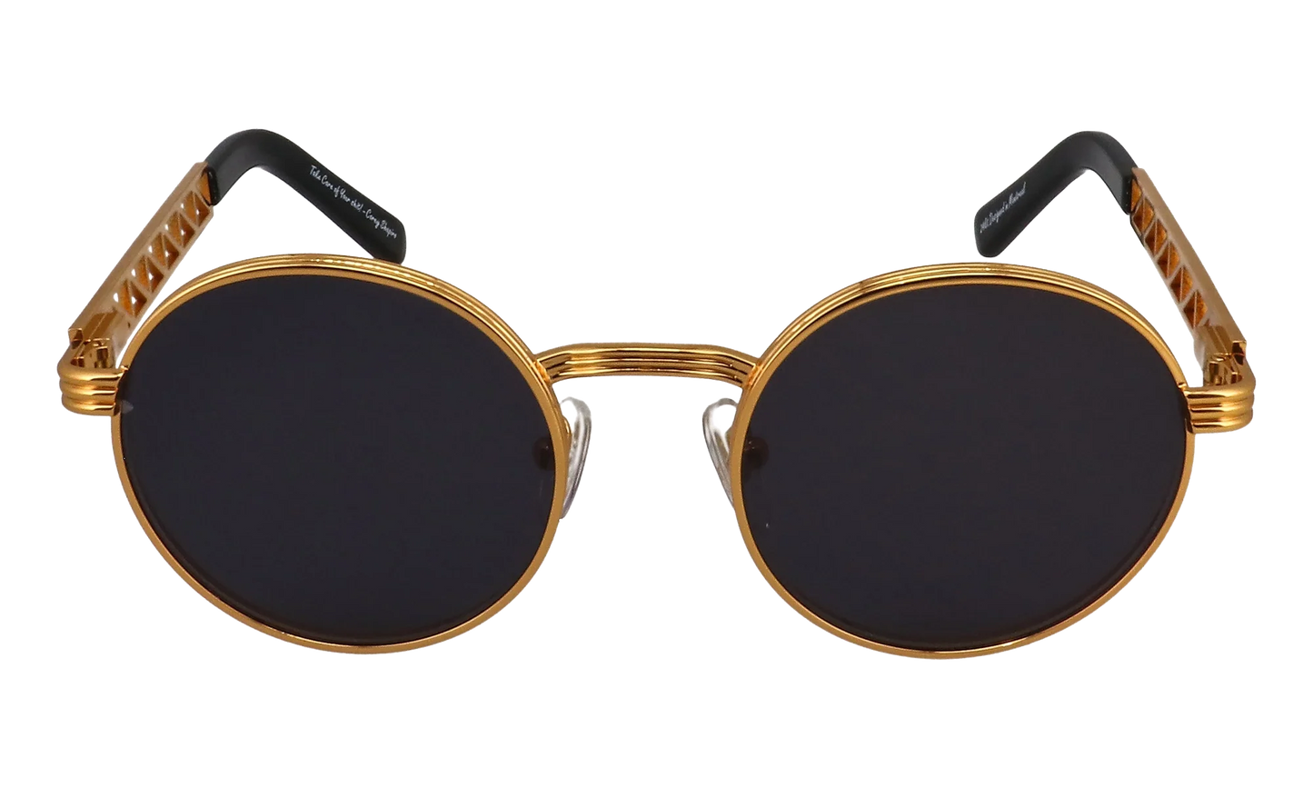 508 Jacques Cartier Edition 24KT "Yellow Gold / Black" JC582 0001 CUT 10D4