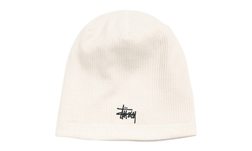 WAFFLE SKULLCAP "Bone" STUS374
