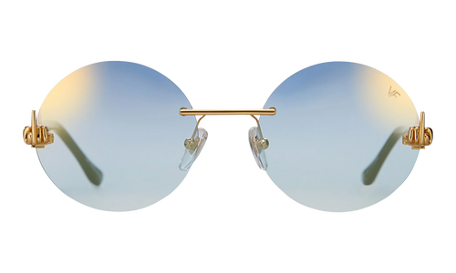 508 Rimless Drill Mount F.U. Edition 24KT "Yellow Gold / Black / Flash Grail" DMMF2 0004 9B2