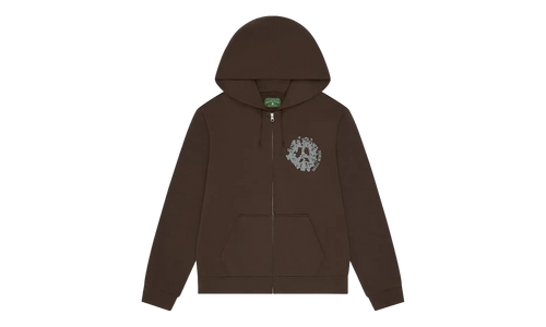 Denim University Zip Hoodie "Brown" DT462