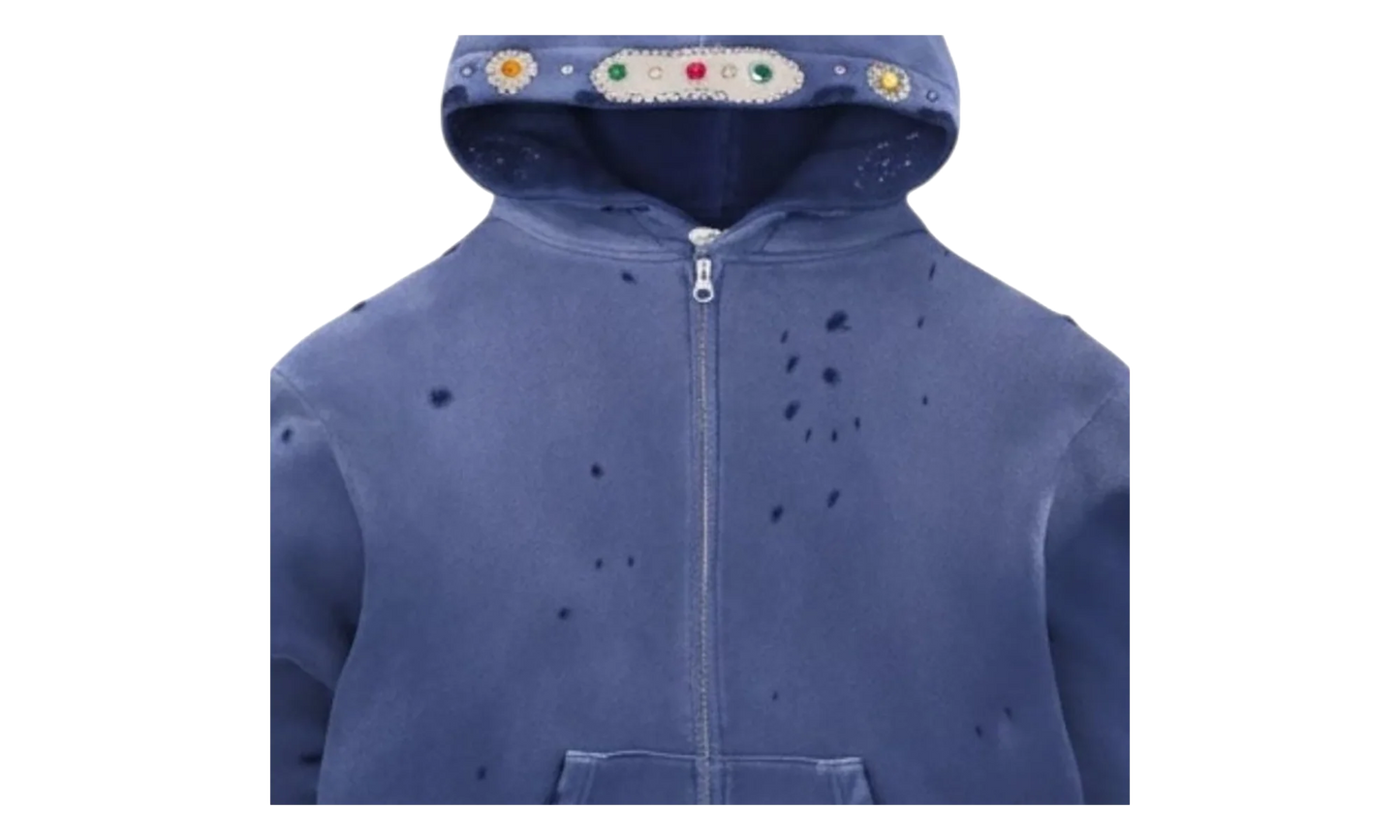 Sapphire Zip Up Hoodie "Purple" BS101