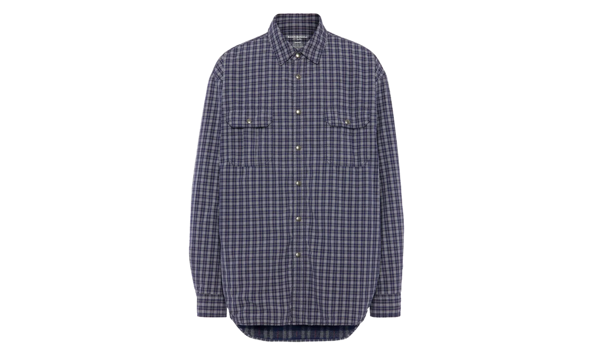 Reversbile Padded Shirt "Blue" S50DT0070M35779001F
