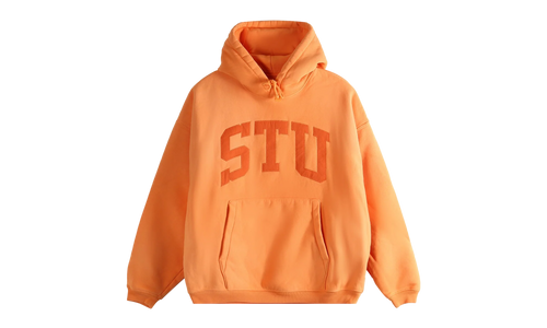 STU Applique Hoodie "ORAN ORANGE" 118578 ORAN