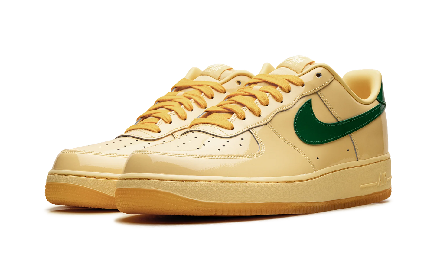 Air Force 1 Low "Patent Leather Topaz Gold Pine Green" IO4489 700