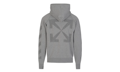 Arrow Knit Hoodie "Grey" OMHA141C99KNI0010606