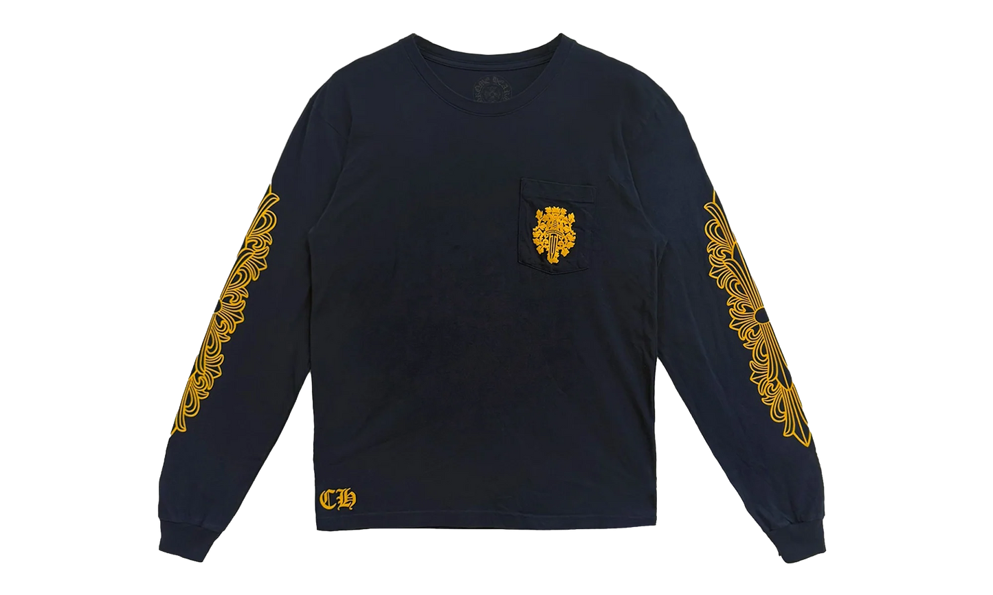 V89 Dagger Long Sleeve Tee "Black" CHRM0856